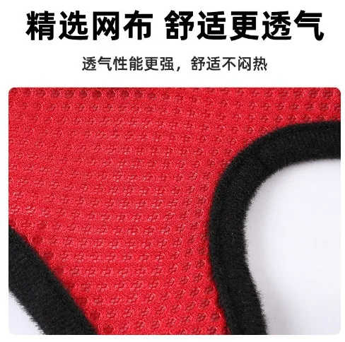 跨境宠物牵引绳背心式狗狗猫咪胸背带小型犬反光狗绳狗链用品批发 gallery image